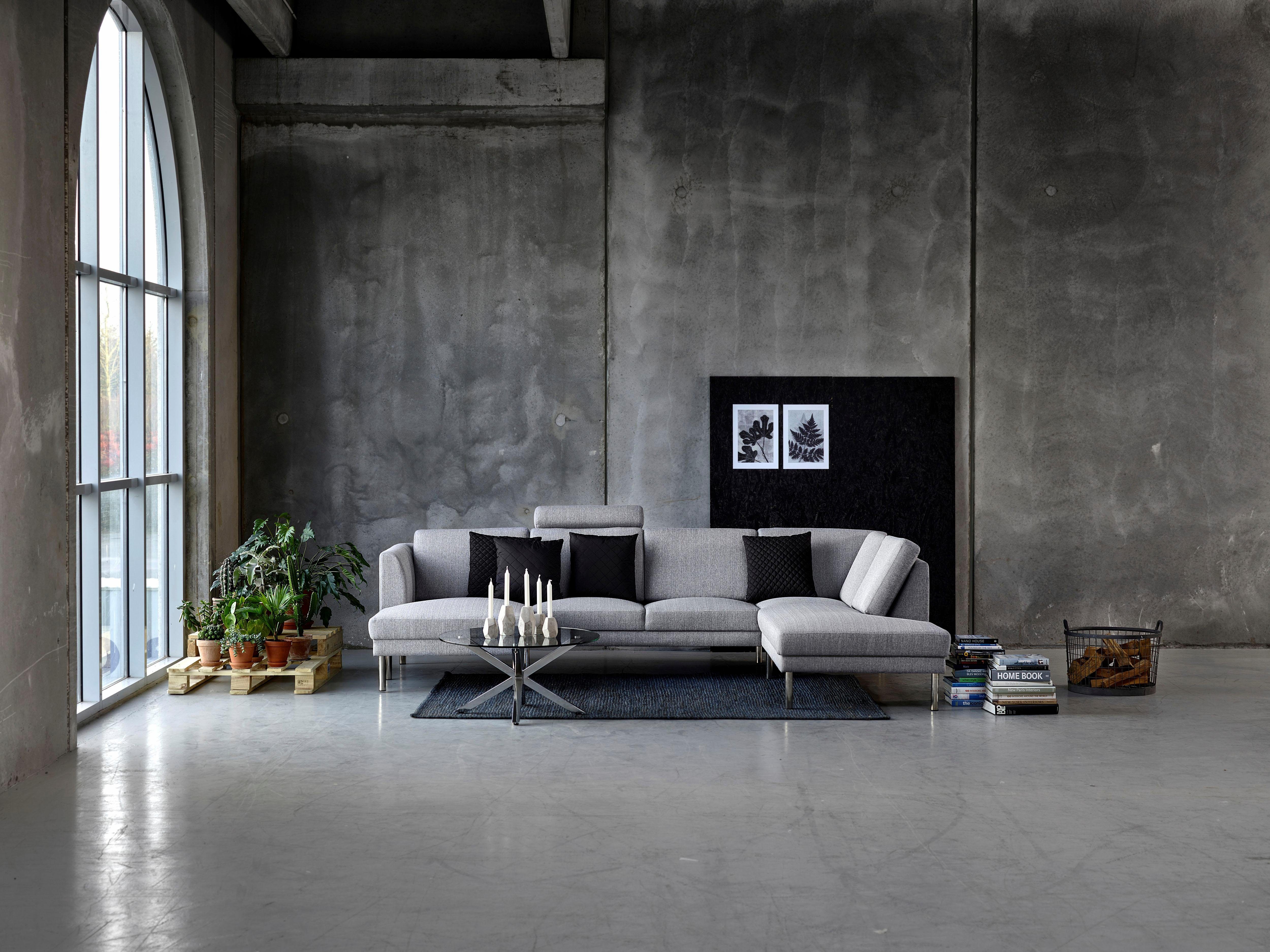 ACTONA GROUP Couchtisch Hanna, mit Glastischplatte aus klarem Glas und Chrom Gestell