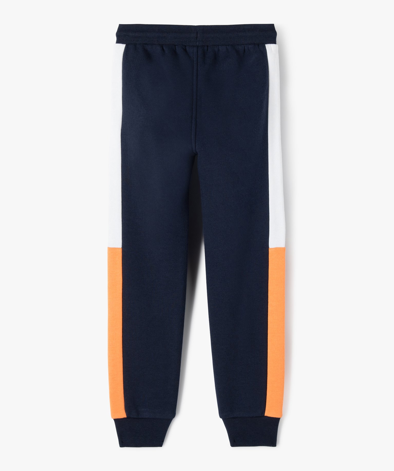 Pantalon de jogging avec bandes colorées sur les ctés ga... marine | GEMO