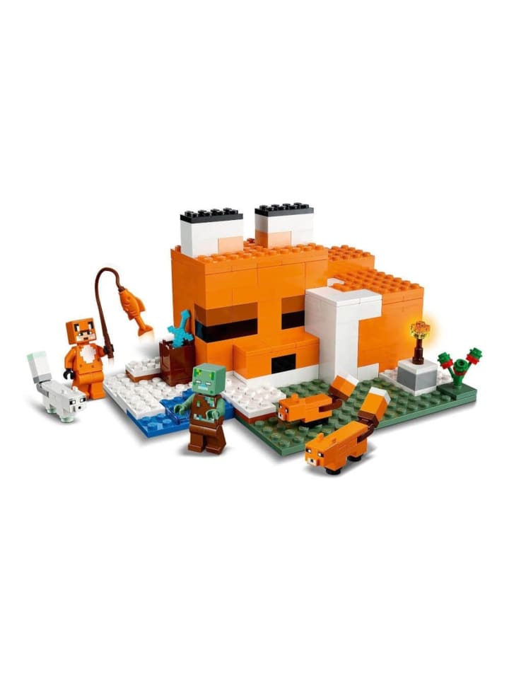 LEGO LEGO® Minecraft 21178 Die Fuchs-Lodge in Mehrfarbig ab 8 Jahre günstig kaufen onesize