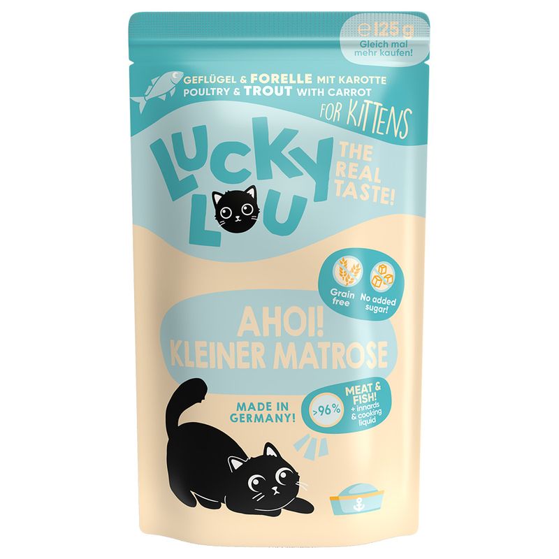 Sparpaket Lucky Lou Kitten 48 x 125 g zu TOP-Preisen | bitiba %
