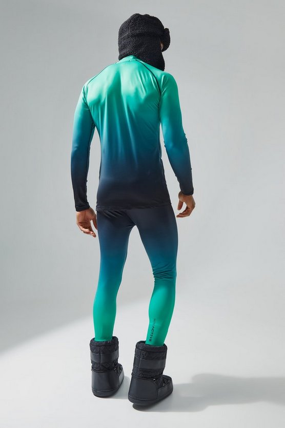Man Active Leggings mit Fleece-Futter