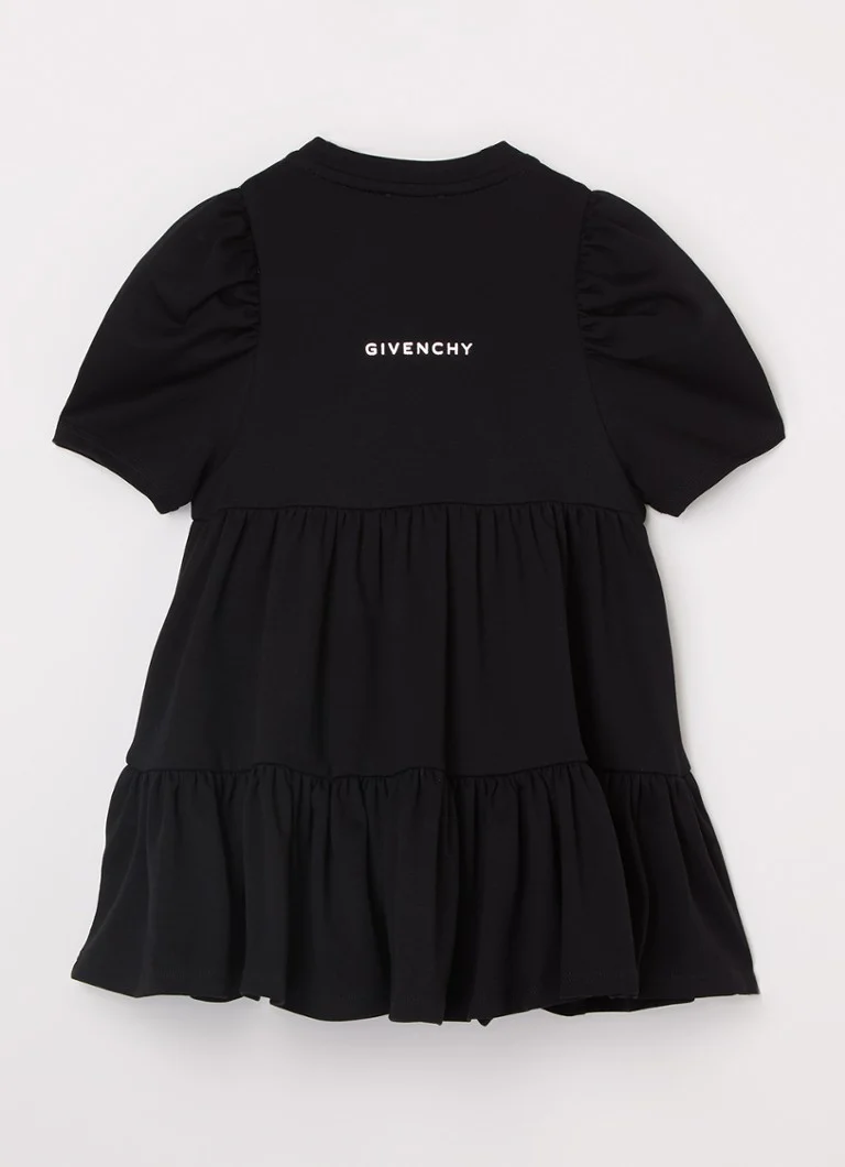 Givenchy tunikas kleita ar logotipu un apdruku aizmugurē