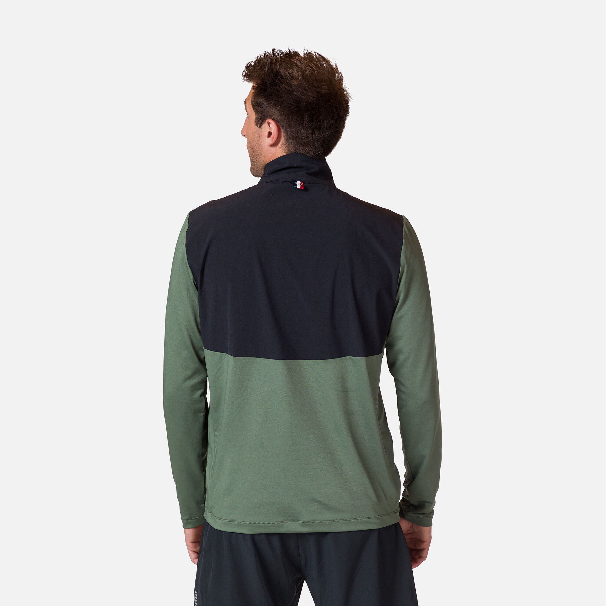 Couche intermédiaire semi-zippé homme