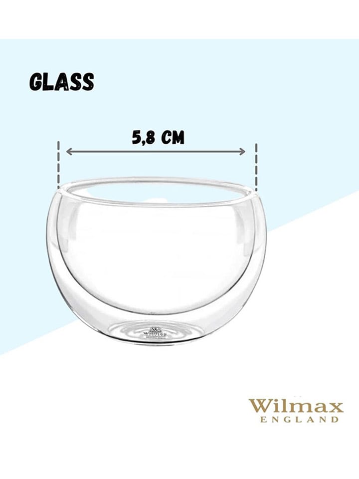 Wilmax 6er-Set: Gläser in Transparent - 80 ml günstig kaufen onesize