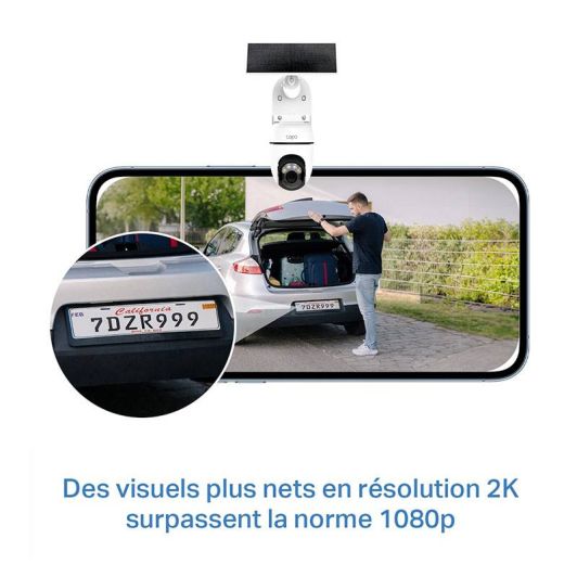 TAPO TC90 WiFi Beveiligingscamera   Zonnepaneel