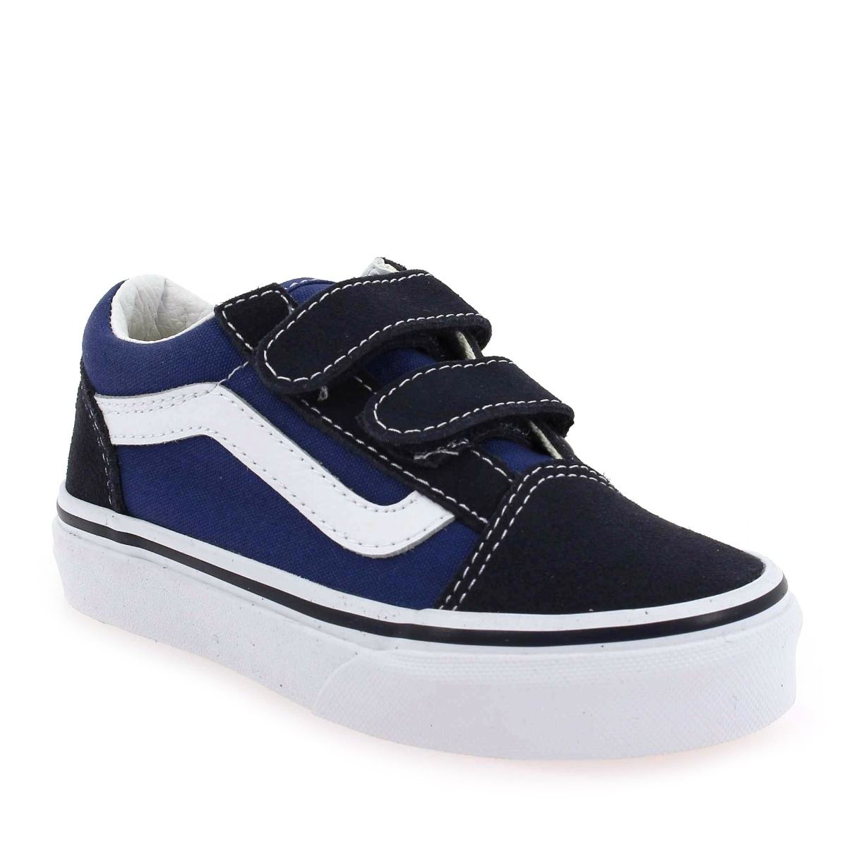 Vans  OLD SKOOL V - Marine Blanc
