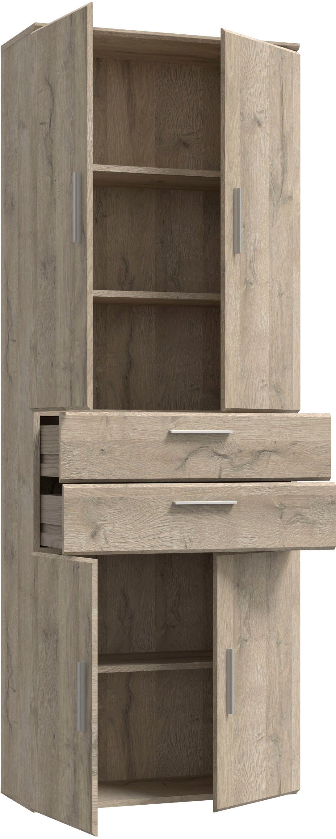 FORTE Aktenschrank Mindi Mehrzweckschrank, Breite 80,5 cm