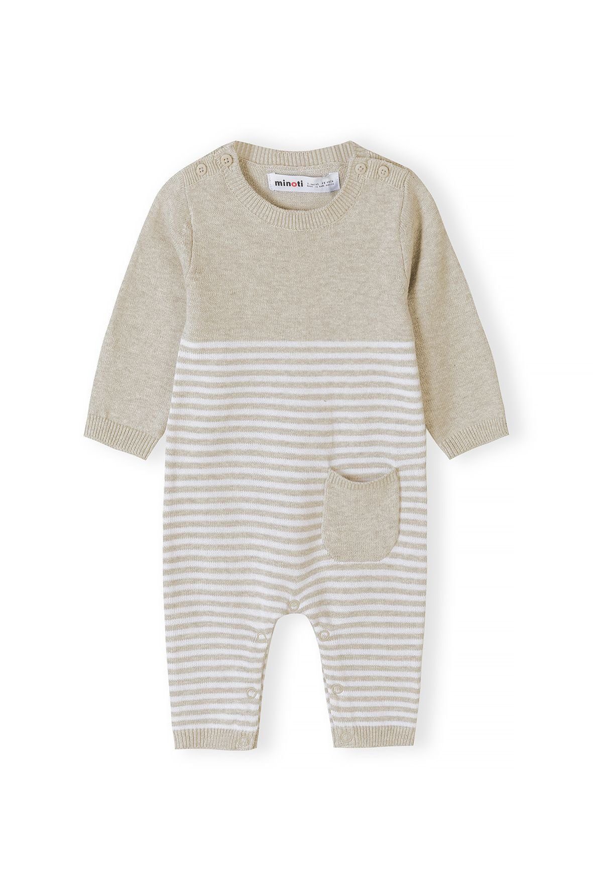 MINOTI Strampler aus weichem Strickstoff (0-18m)