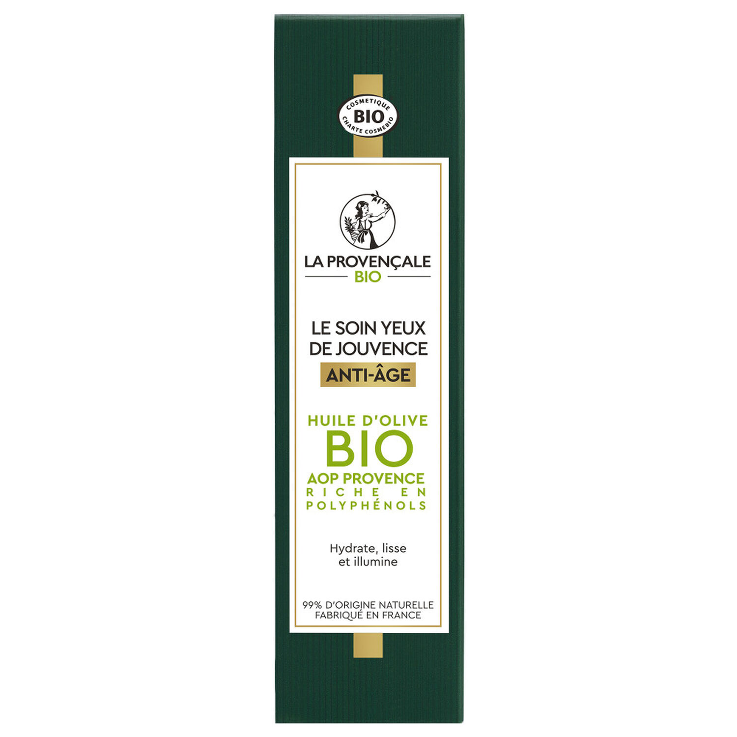 La Provençale Bio Le Soin Yeux de Jouvence Soin Anti-Âge Yeux certifié Bio