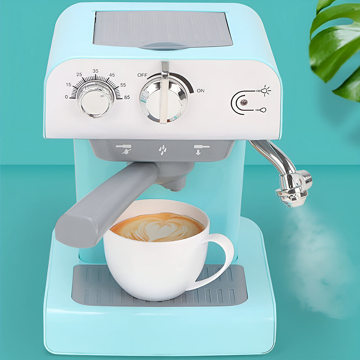 Simulierte Haushaltsgeräte für Kinder Kaffeemaschine mit Soundeffekten und Spray