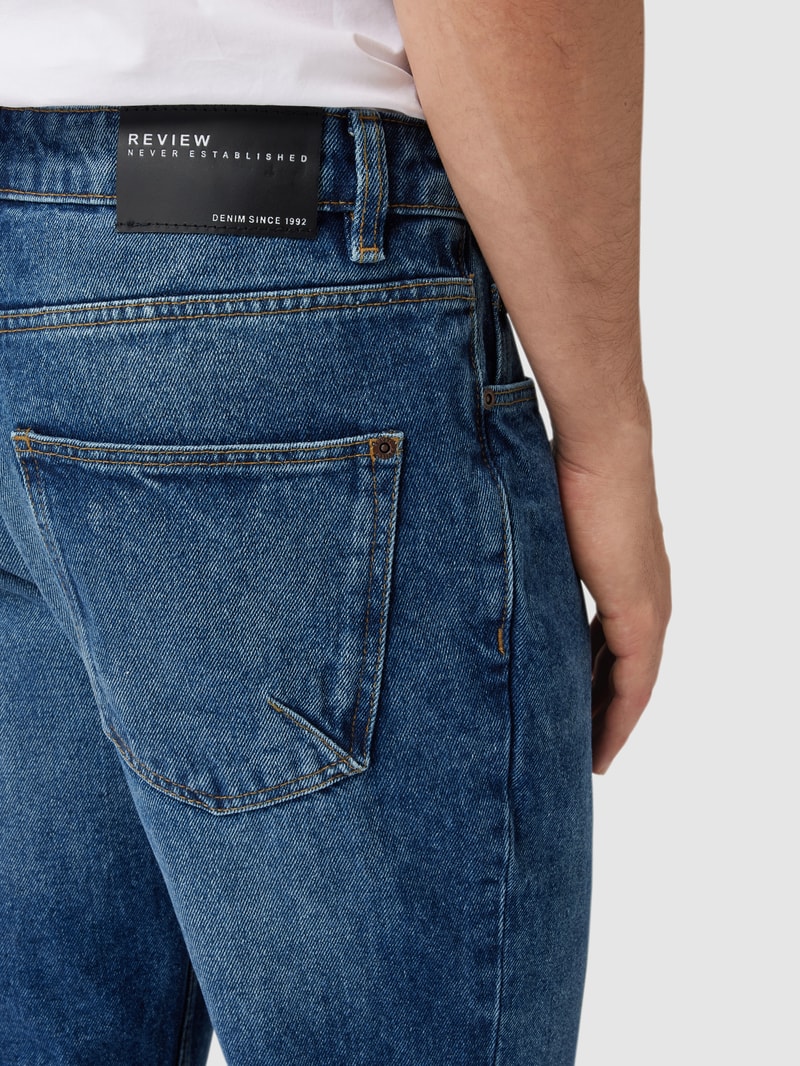 String mit Label-Detail Modell 'LASER' in dunkelblau