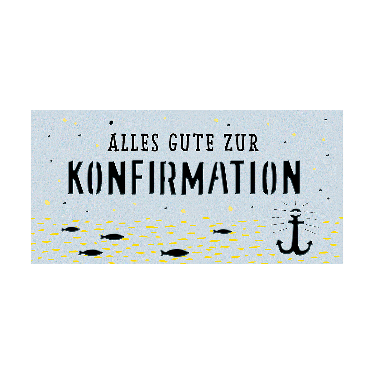 Gutscheinkuvert/Geldumschlag Alles Gute zur Konfirmation