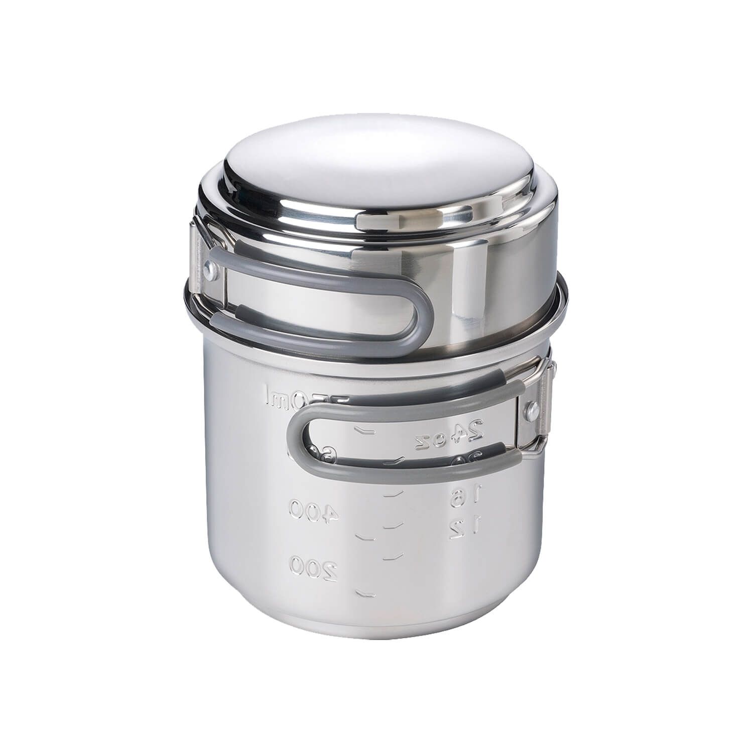 Spiritus-Kochset Edelstahl 985 ml
