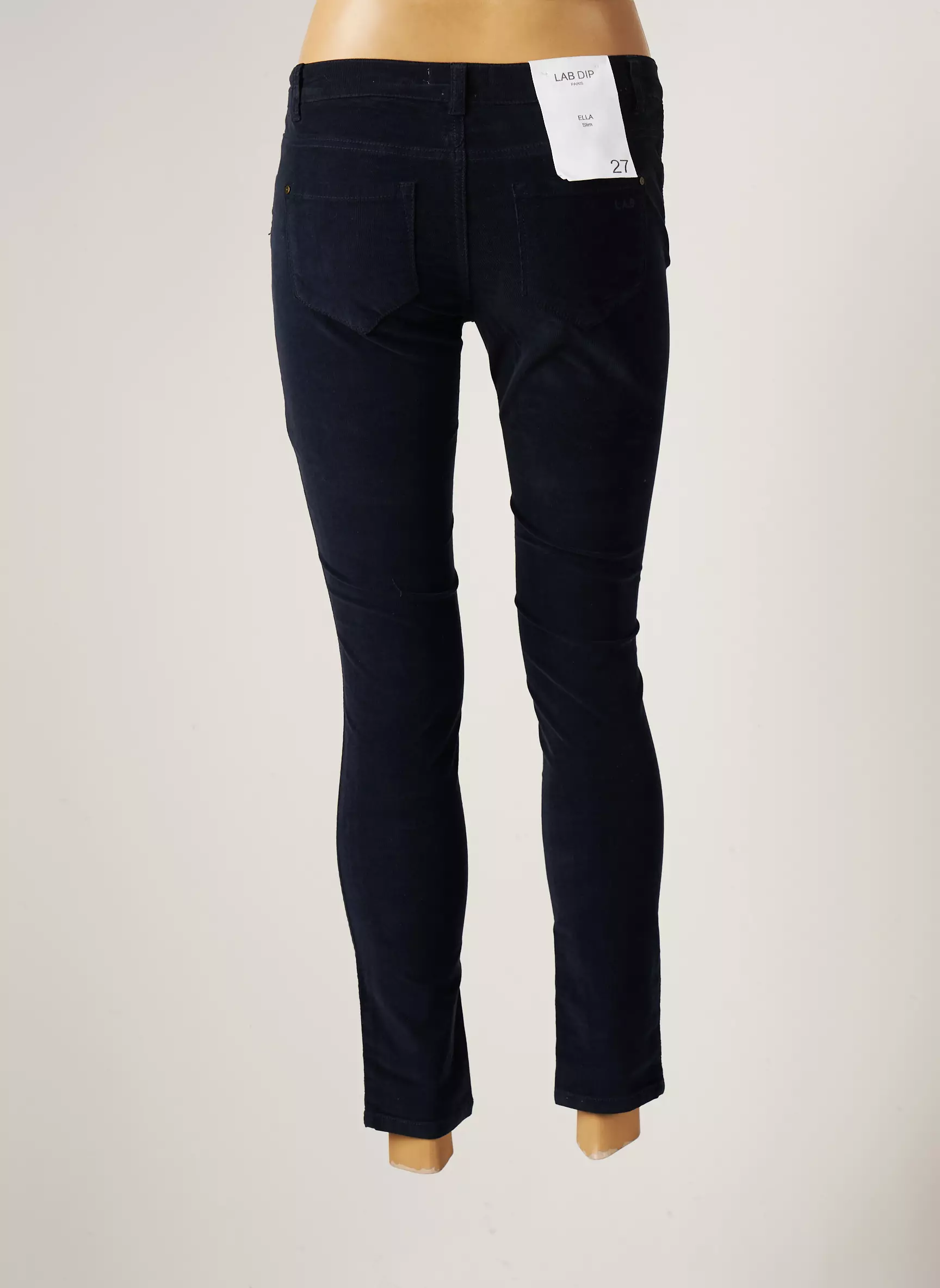 Lab Dip Paris Pantalons Slim Femme couleur bleu