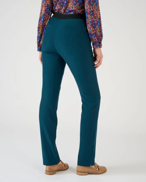 Pantalon effet ventre plat
