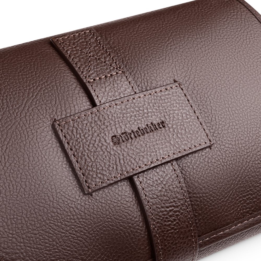 Störtebekker Kulturbeutel - Premium Rasiertasche aus Leder