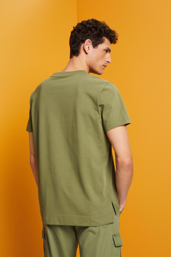 T-Shirt mit Logostickerei