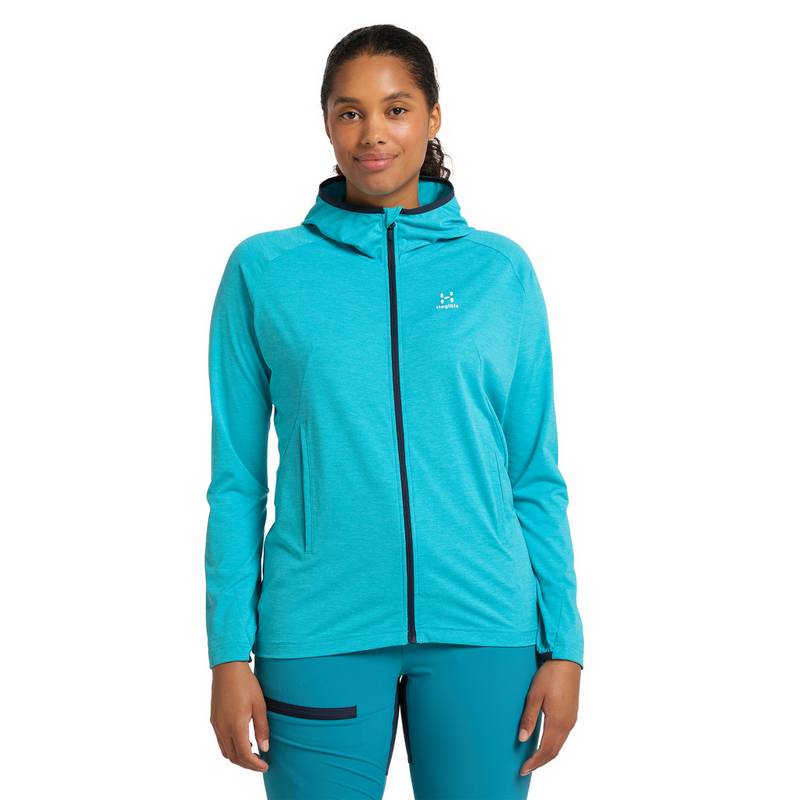 Haglöfs Mirre Mid Hood Fleecejacke Damen