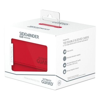 Ultimate Guard Sidewinder 100+ XenoSkin Synergie - Rot/Weiß