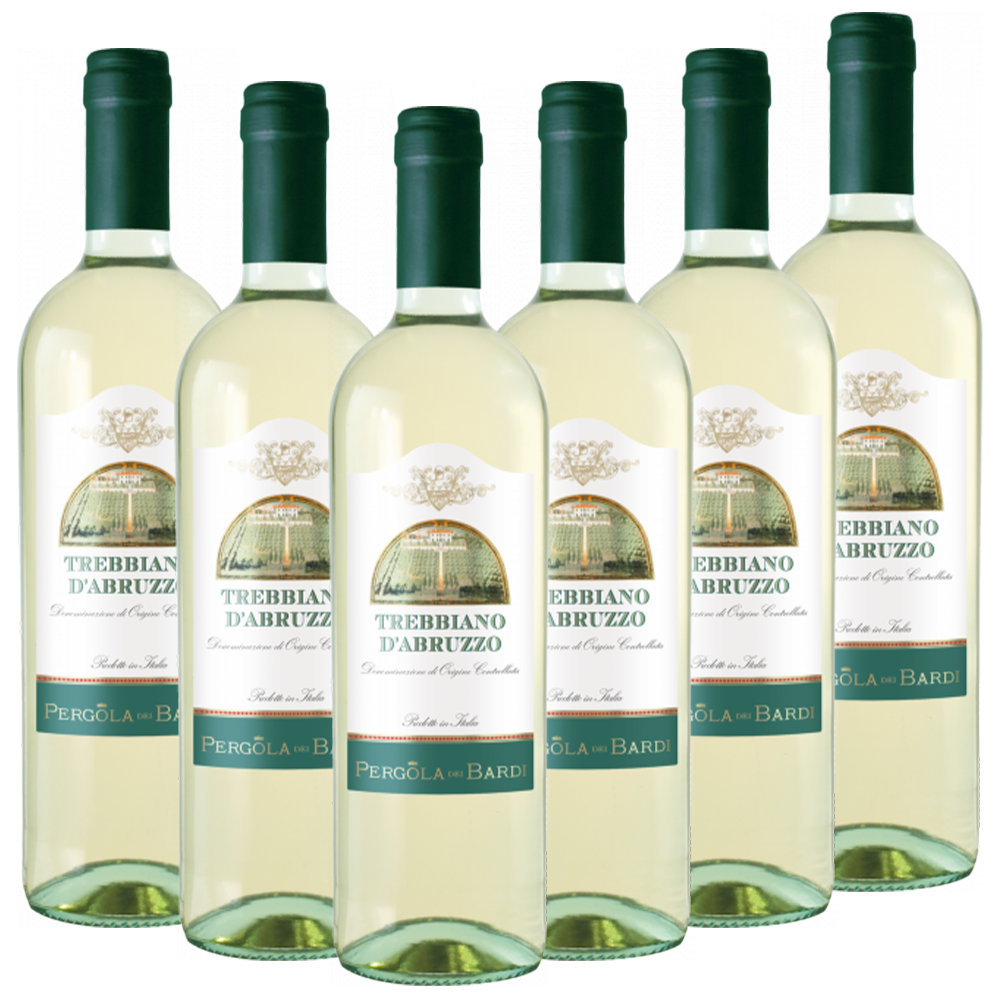Castellani Trebbiano d Abruzzo DOC Pergola dei Bardi Italien  trocken - 6er Karton