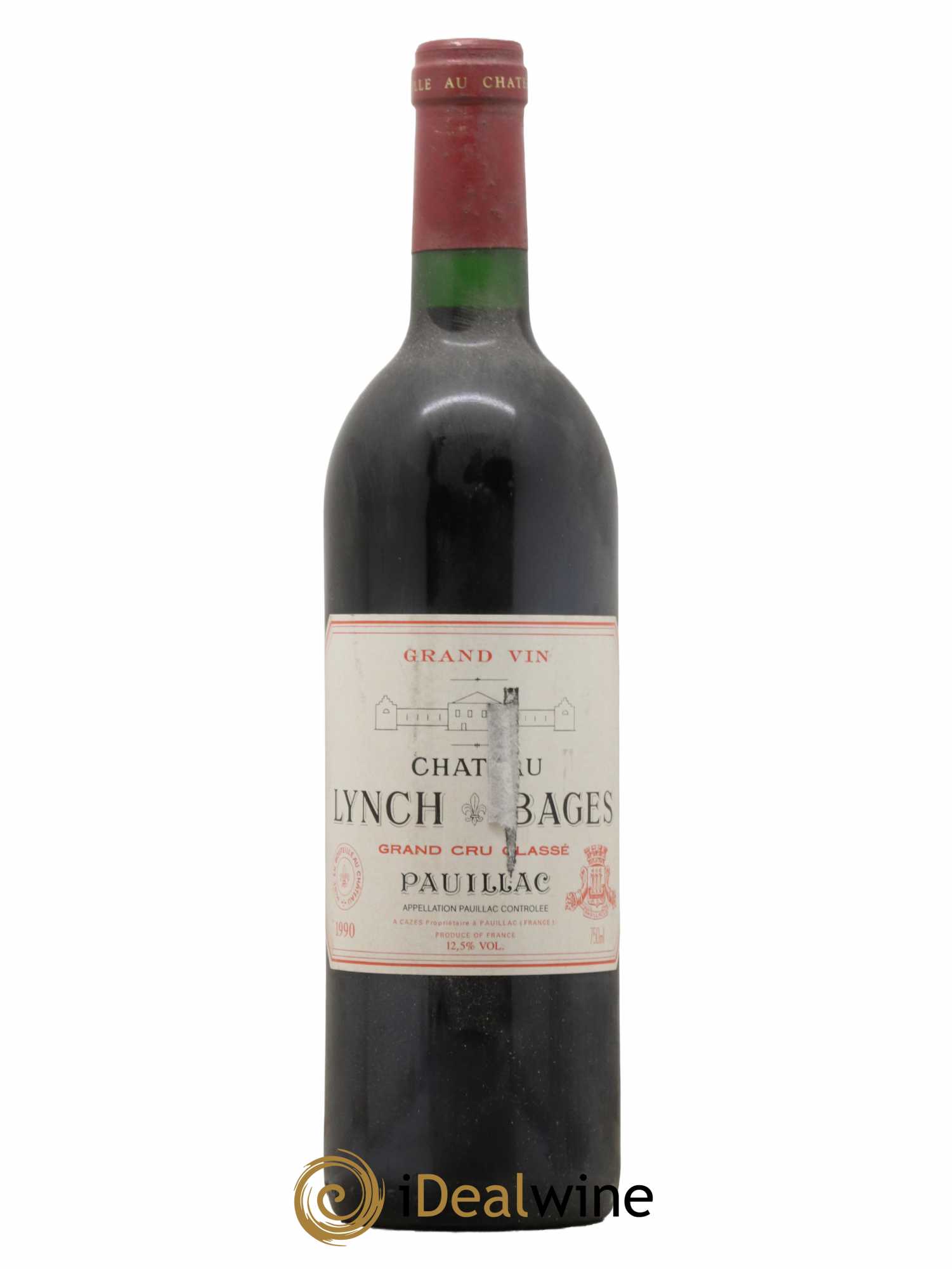 Château Lynch Bages 5ème Grand Cru Classé  1990 - Lot de 1 Bouteille