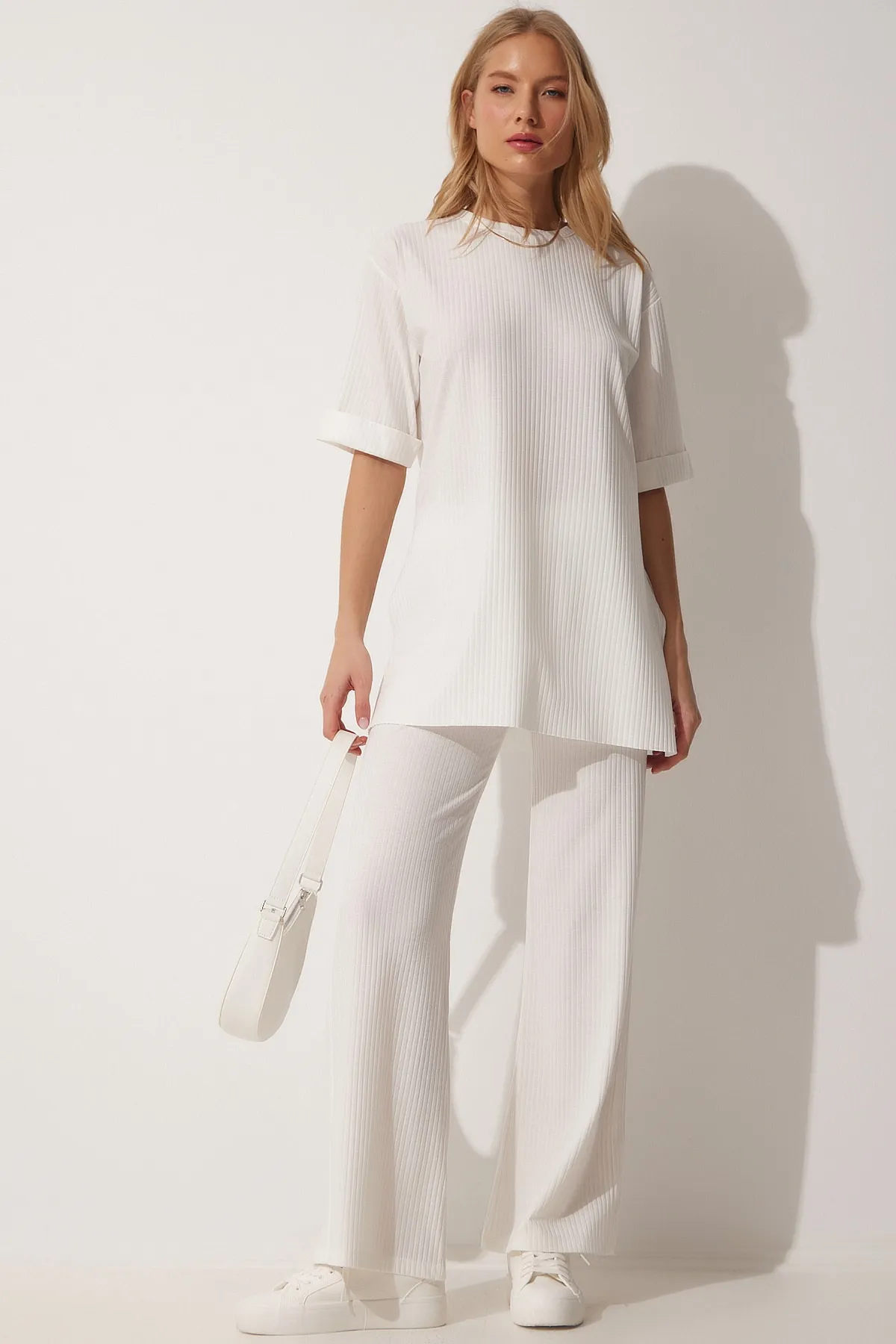 Happiness İstanbul  Zweiteiler - Weiß - Regular Fit