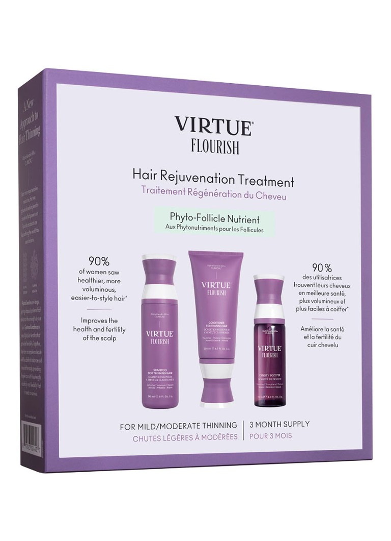 Virtue Flourish Intensive Overnight Regenerating Hair Treatment - zestaw do pielęgnacji włosów