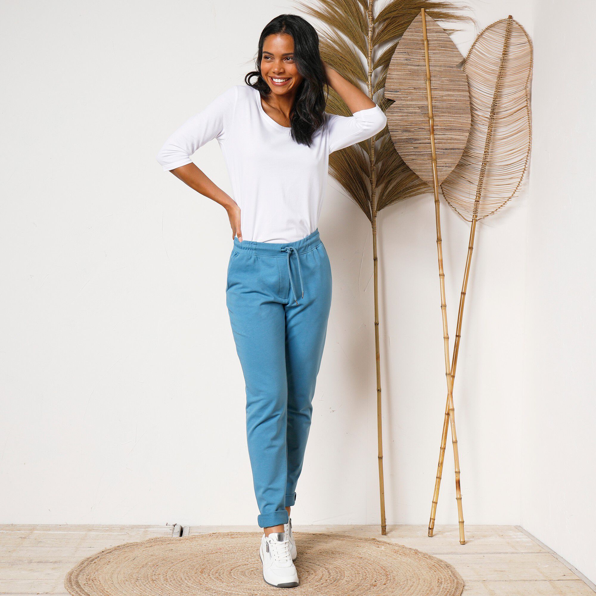 Pantalon jogpant ceinture élastiquée molleton
