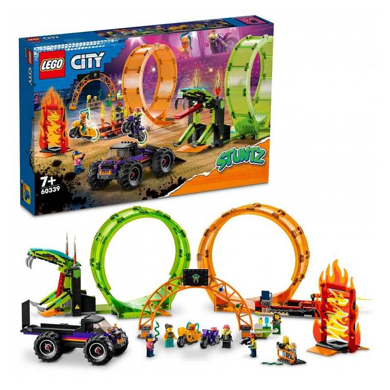 60339 L'arène de cascade avec double looping LEGO City