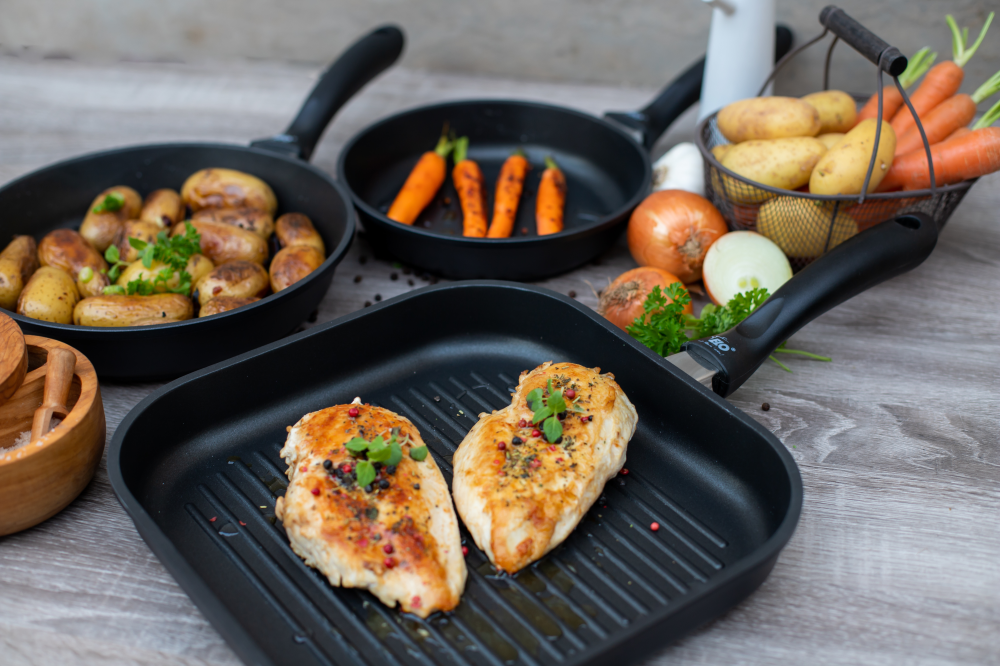 Grillpfanne ca. D28cm Alucast