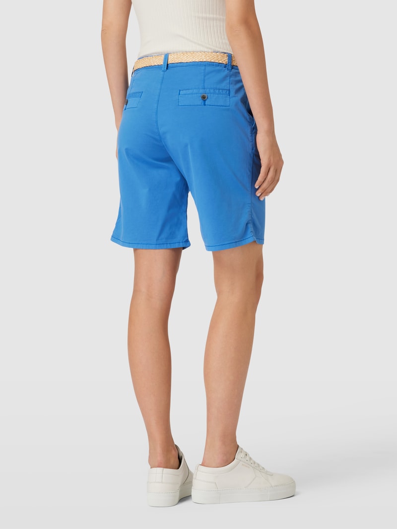 Bermudas mit Gürtel in royalblau