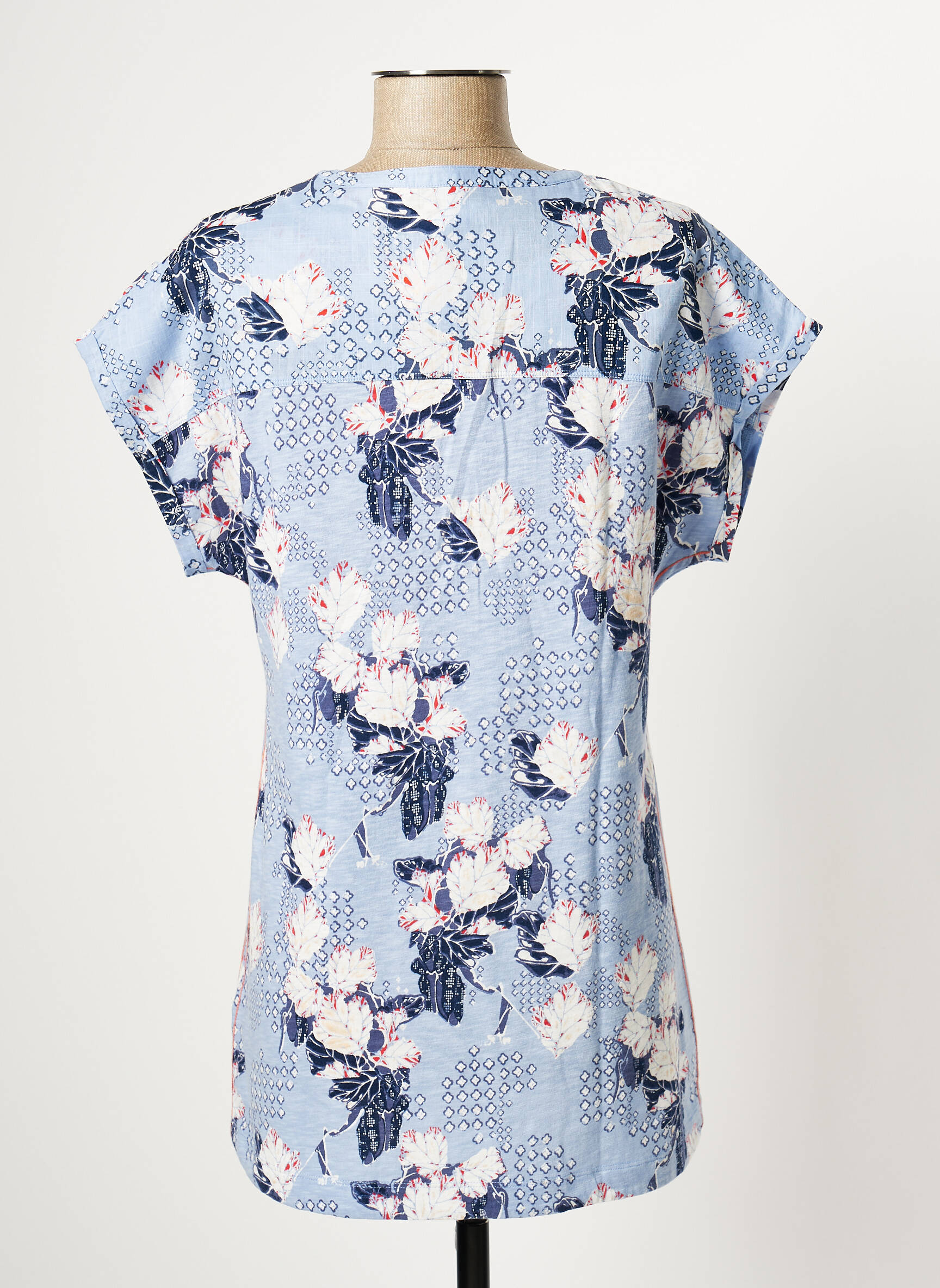White Stuff Tuniquemanchecourte Femme couleur bleu
