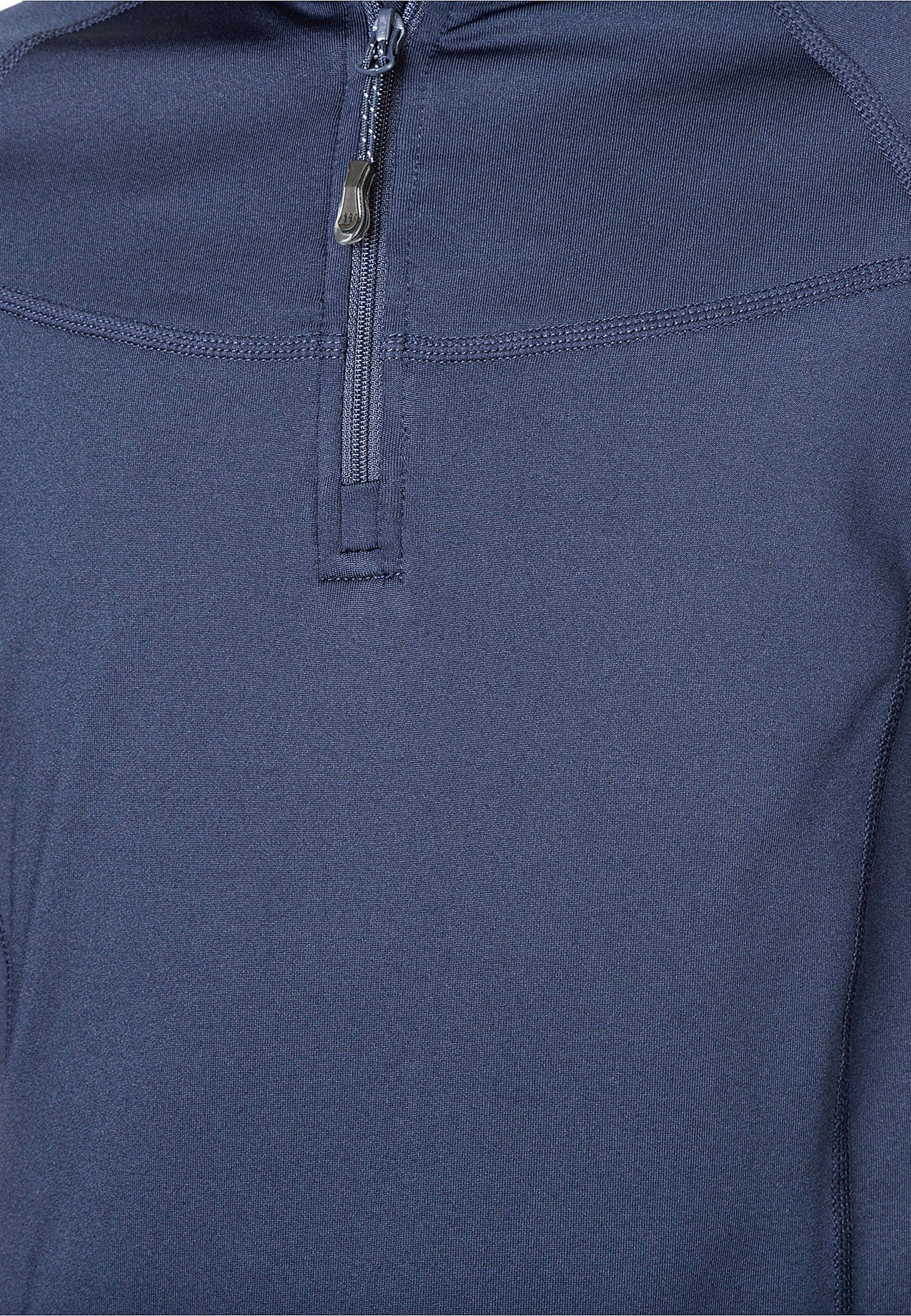WHISTLER Strickpullover Baggio mit halbem Reißverschluss