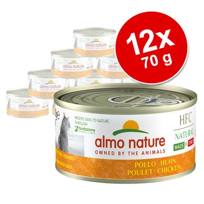 Sparpaket Almo Nature HFC Natural Made in Italy 12 x 70 g