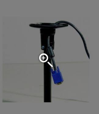 EXERTIS CONNECT Deckenhalterung für Projektoren  Schwarz, Silber
