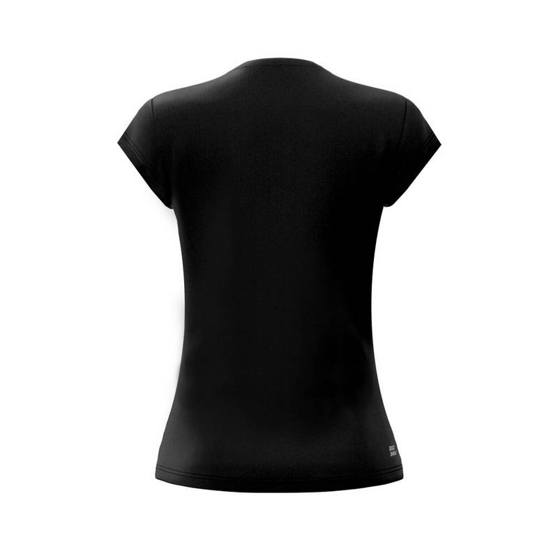 BIDI BADU Pure Wild V-Neck Tee Tennisshirt Damen