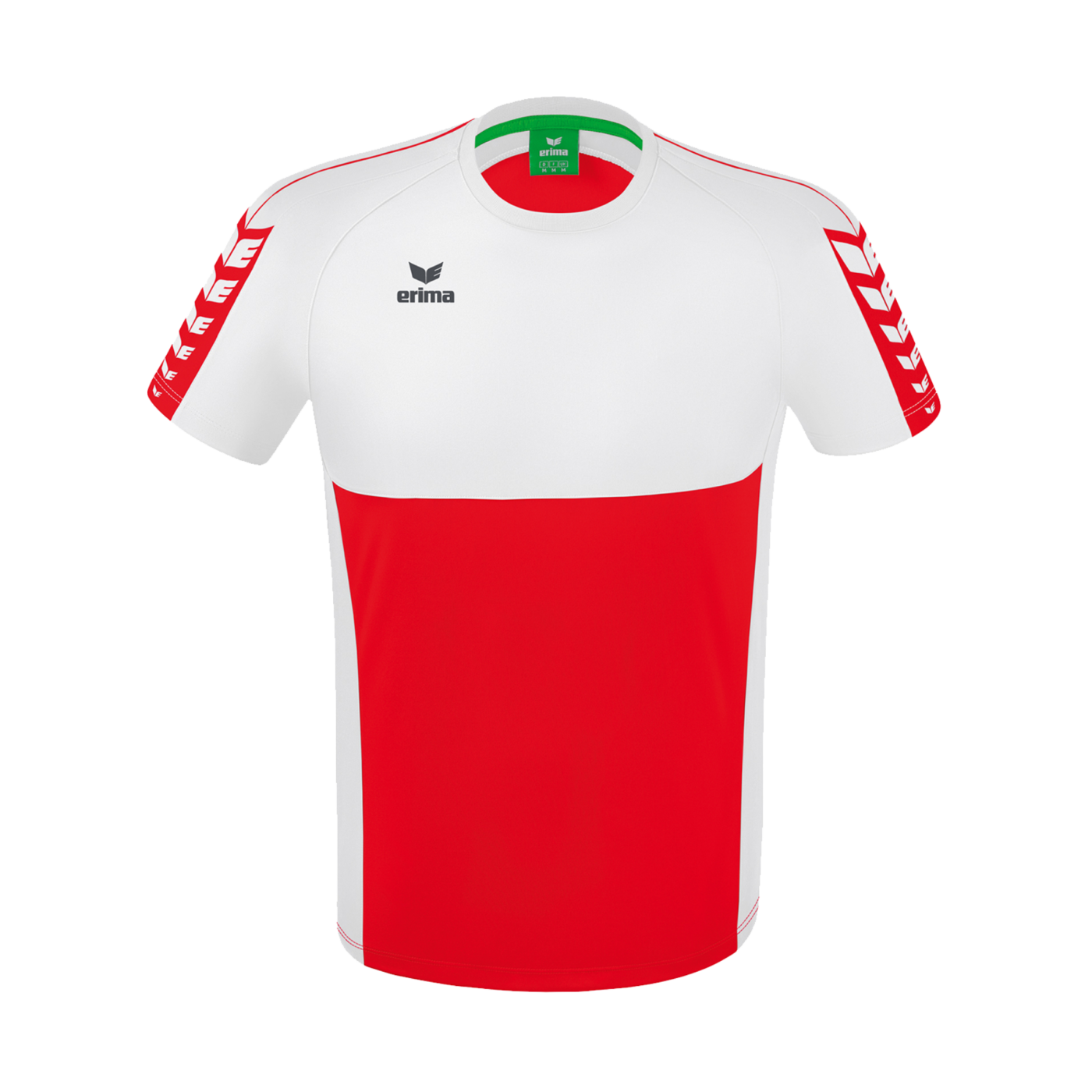 Erima Six Wings T-Shirt Rot Weiss