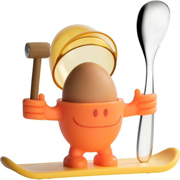 Eierbecher McEgg mit LÖffel, Orange