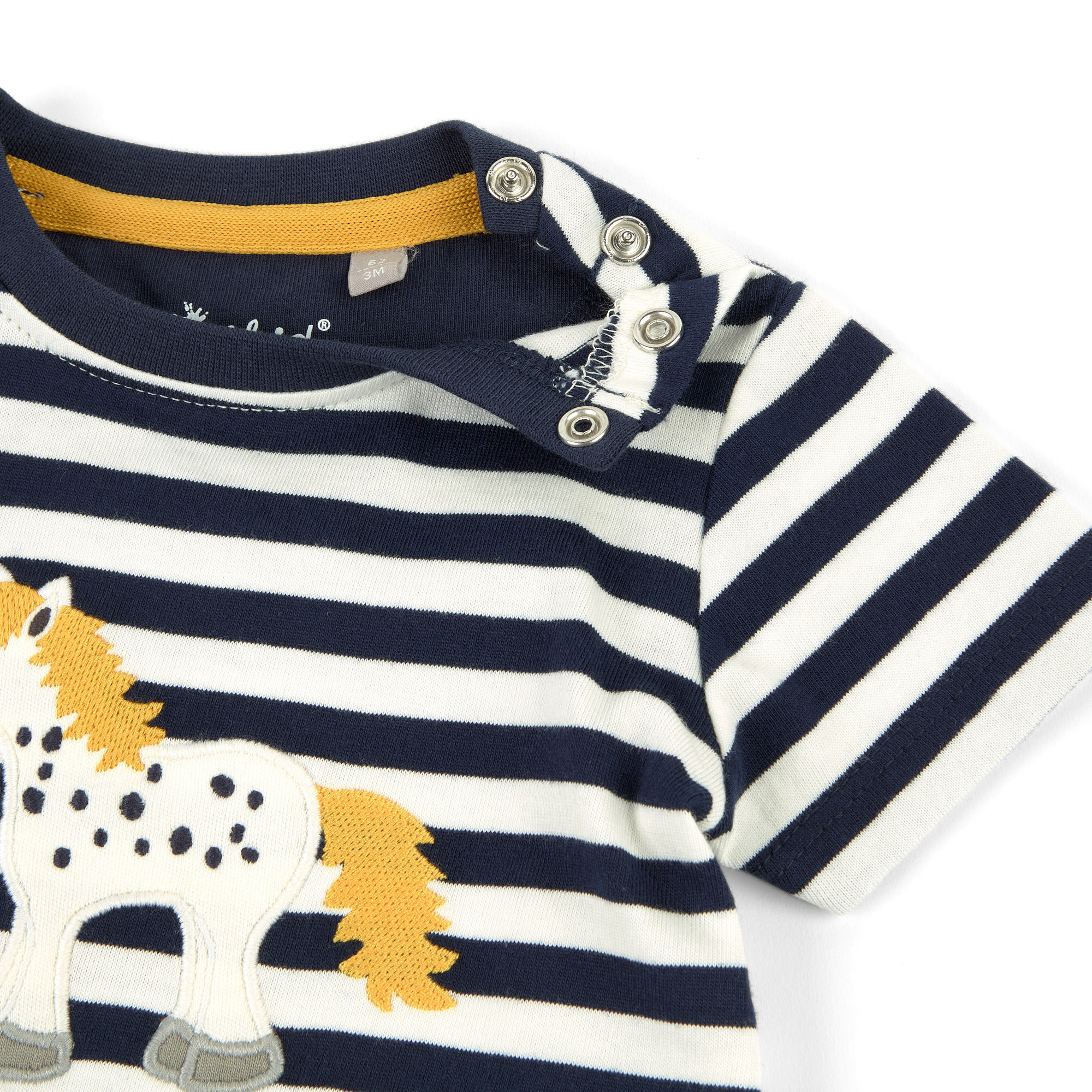 Baby Kleid Pony, blau-weiß geringelt