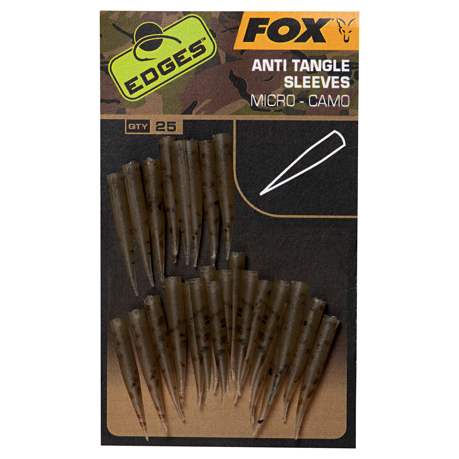 Fox Carp Edges™ Micro Anti Tangle Sleeves (camo)