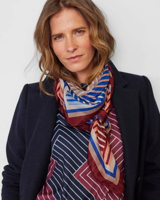 Foulard carré pure soie