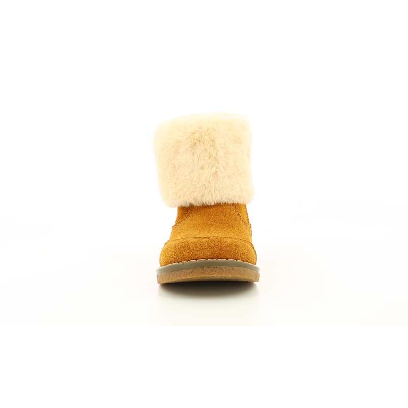 Boots cuir croute cuir Stelie