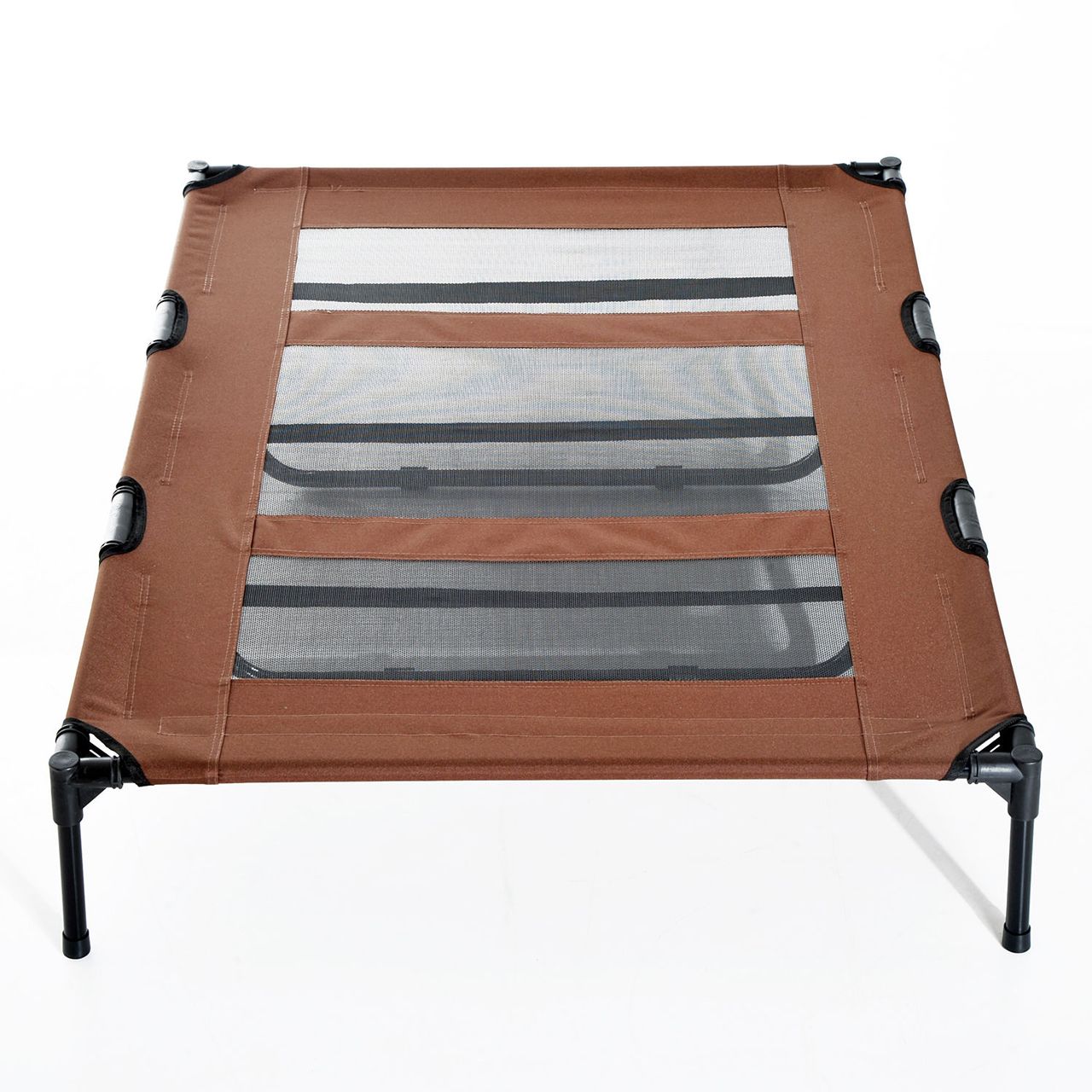 PawHut Hundeliege outdoor Hundebett Katzenbett Haustierbett Schlafplatz Kaffee