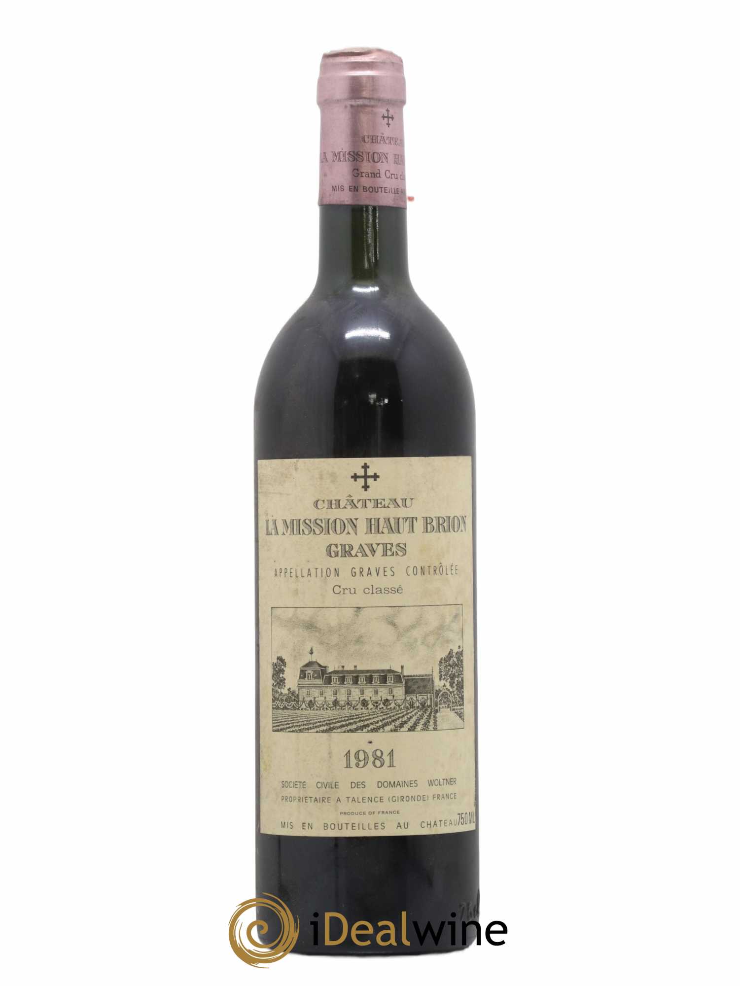 Château La Mission Haut-Brion Cru Classé de Graves  1981 - Lot de 1 Bouteille