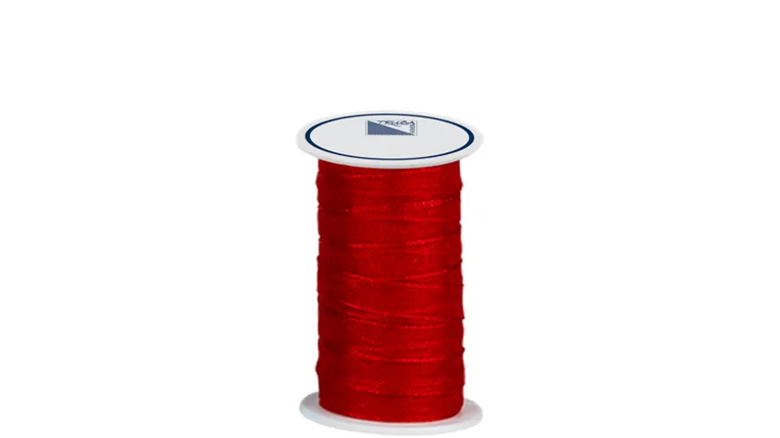TRUBA Chiffonband mit Webkante 7mm x 5m rot 5 m