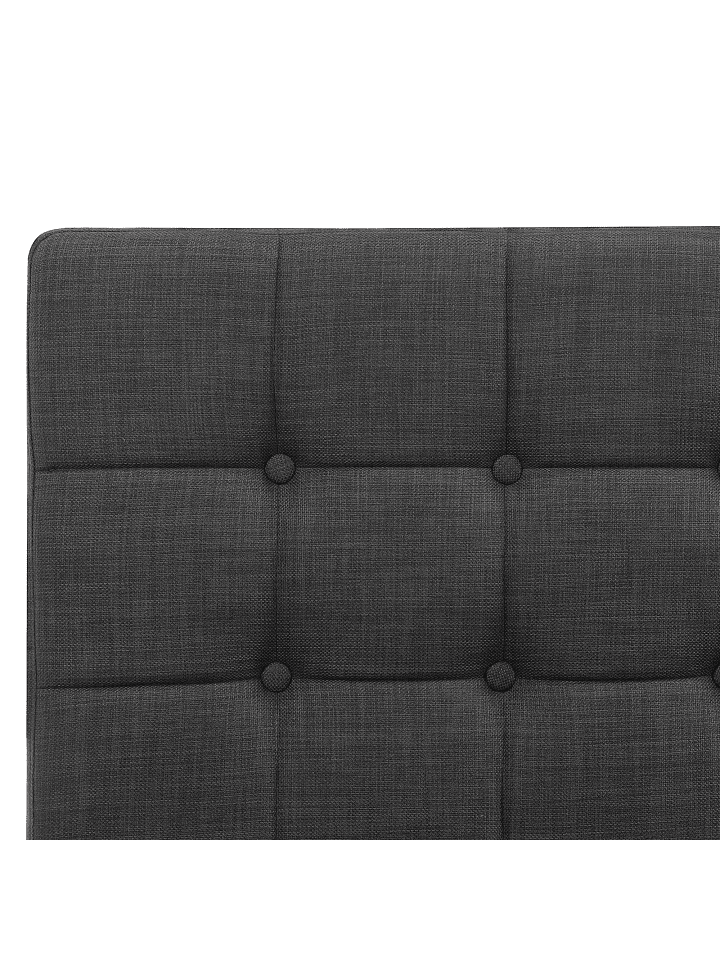 Beliani Doppelbett DUKE in Grau - (W) 161 x (H) 102 x (L) 216 cm günstig kaufen onesize