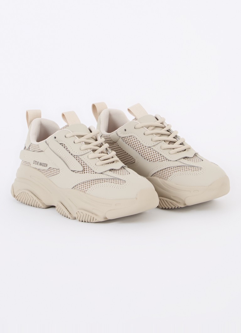 Pantofi sport Steve Madden Jpossession cu detalii din plasă