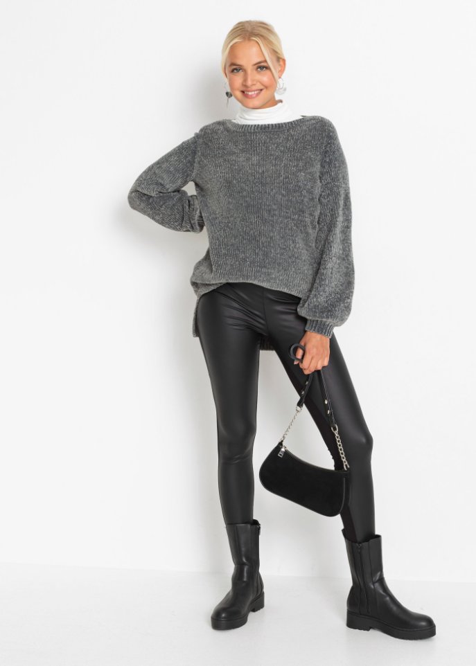 Chenille-Longpullover