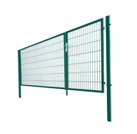 Home Deluxe Doppelflügel Gartentor ADITUS grün 140 x 350 cm