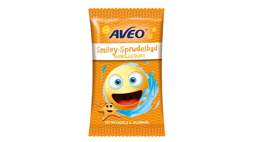 AVEO Kids Smiley Sprudelbad Vanille 40 g
